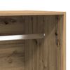 vidaXL Wardrobe Artisan Oak Engineered Wood 39.4 x 19.7 x 78.7 in