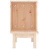 vidaXL Cat House Unfinished Pine Solid pine wood Medium Durable