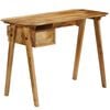 vidaXL Writing Desk Natural Mango Wood Solid Mango Wood Medium