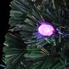 vidaXL Christmas Tree Green Fibre optic, steel 8 ft Christmas Tree