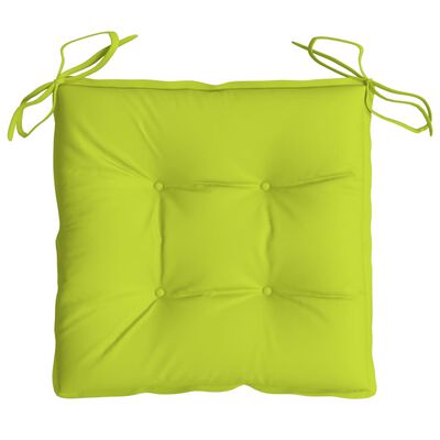 vidaXL Pallet Cushions 2 pcs Bright Green 19.7"x19.7"x2.8" Oxford Fabric