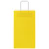 vidaXL Paper Bags 50 pcs with Handles Yellow 21x11x36 cm