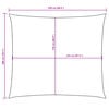 vidaXL Sunshade Sail Oxford Fabric Rectangular 6.6x8.2' Anthracite