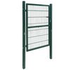 vidaXL 2D Fence Gate (Single) Green 39.4x47.2"