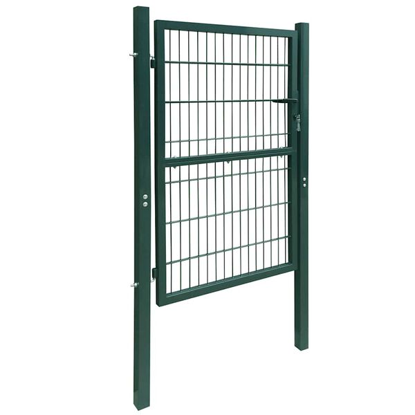 vidaXL 2D Fence Gate (Single) Green 39.4x47.2"