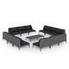 vidaXL Garden Lounge Set Dark Grey
