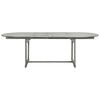 vidaXL Garden Table Grey with a grey wash finish Solid acacia wood