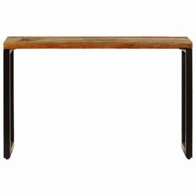 vidaXL Console Table 47.2"x13.8"x29.9" Solid Reclaimed Wood and Steel