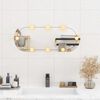vidaXL Wall Mirror With LED Light Transparent, Warm White, Cold White