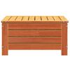vidaXL Garden Footstool Wax Brown Solid Pine Wood Medium Modular