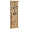 vidaXL Coat Rack Set of 2 Brown Solid mango wood Medium