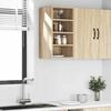 vidaXL Hanging Cabinet Sonoma Oak Engineered wood Medium Wall mounting