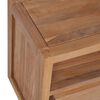 vidaXL TV Cabinet Natural Solid teak wood Medium TV Cabinet
