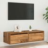 vidaXL TV Cabinet Old wood Engineered wood 39.4 x 14.0 x 9.8 in
