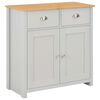 vidaXL Sideboard Grey Engineered wood with melamine Medium Sideboard