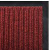 vidaXL Doormat Red Polyester, PVC 35.4 x 47.2 in Non-slip Doormat
