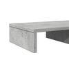 vidaXL Monitor Stand Concrete Grey 19.7x10.6x3.9" Engineered Wood