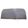 vidaXL Tunnel tent Grey and Orange 196.85 x 137.01 x 78.74 in Taffeta