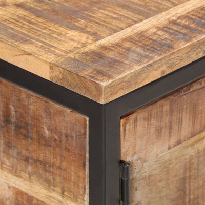 vidaXL Sideboard 33.5"x11.8"x31.5" Rough Mango Wood