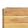 vidaXL Garden Planter Natural wood Solid acacia wood with PVC