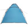 vidaXL Tent with Roof Blue 370 x 230 x 185 cm Polyester and fibreglass
