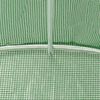 vidaXL Greenhouse Green Polyethylene, Galvanized Steel Large