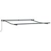 vidaXL Retractable Awning Manual Multicolour 137.80 x 98.43 in