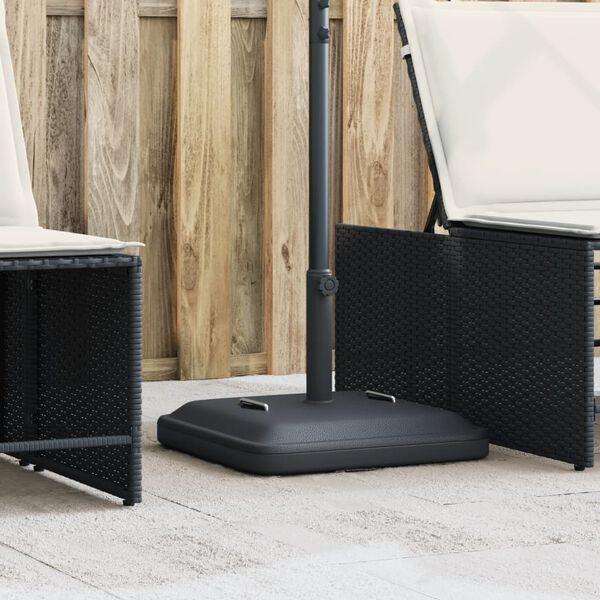 vidaXL Umbrella Base Black PE (Polyethylene) and concrete 59.5 lb