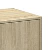 vidaXL Apothecary Cabinet Sonoma oak Engineered wood 15.7 x 16.1 x 46.5 in