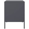 vidaXL Bedside Cabinet Set of 2 Anthracite Cold-rolled steel