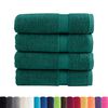 vidaXL Bath Towel Set of 4 Green 100% Cotton 39.4 x 59.1 in Bath Towel