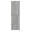 vidaXL Wall-mounted TV Cabinet Set of 2 Grey sonoma Engineered wood