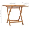 vidaXL Dining Table Teak wood