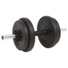 vidaXL Barbell and Dumbbell Set 66.1 lb