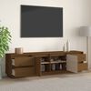 vidaXL TV Cabinet Honey Brown Solid Pine Wood Medium TV Cabinet