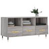 vidaXL TV Cabinet Grey Sonoma 40.2x14.2x19.7" Engineered Wood