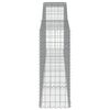 vidaXL Gabion Basket Silver Galvanized iron Large Durable