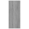 vidaXL Book Cabinet Grey sonoma Engineered wood Medium Book Cabinet