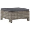 vidaXL Garden Lounge Set Grey PE rattan Large Modular
