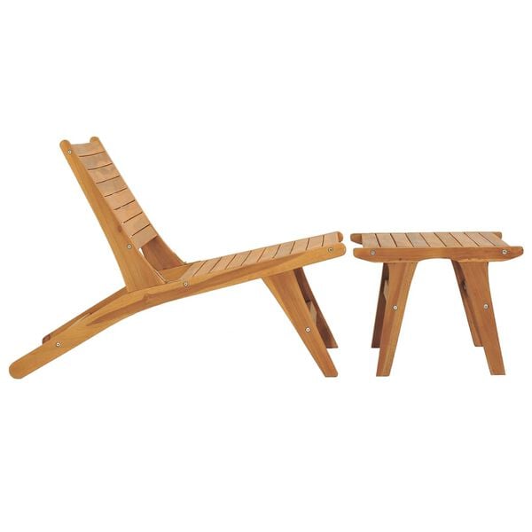 vidaXL Garden Chair Natural Teak