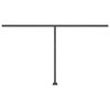 vidaXL Retractable Awning Orange and brown
