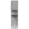 vidaXL Room Divider Bookcase Grey sonoma Engineered wood 44.1 in height