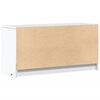 vidaXL TV Cabinet White Engineered wood Medium TV Cabinet Rectangular