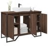 vidaXL Bathroom Sink Cabinet Brown Oak Engineered Wood