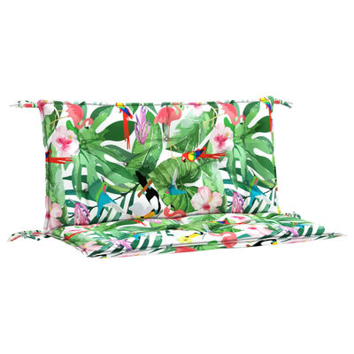 vidaXL Garden Bench Cushions 2pcs Multicolor 39.4"x19.7"x2.8" Fabric