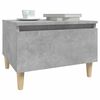 vidaXL Side Table Set of 2 Concrete grey