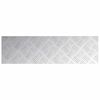 vidaXL Stair Tread Rectangular 4 pcs Silver 27.56 x 7.87 in Aluminium