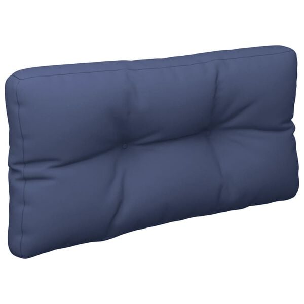 vidaXL Pallet Cushion Navy Blue Polyester 31.5 x 31.5 in