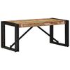 vidaXL Coffee Table Multicolor Solid reclaimed wood and powder-coated iron