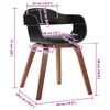 vidaXL Dining Chair Ergonomic Dining Chair Rectangular Modern